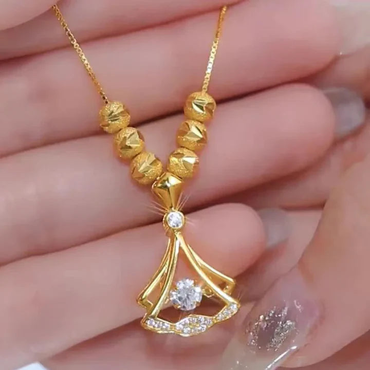 Rhinestone Pendant Necklace for Women