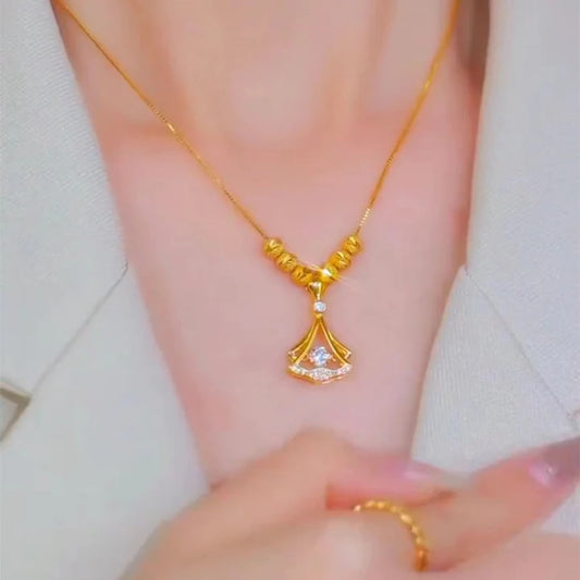 Rhinestone Pendant Necklace for Women