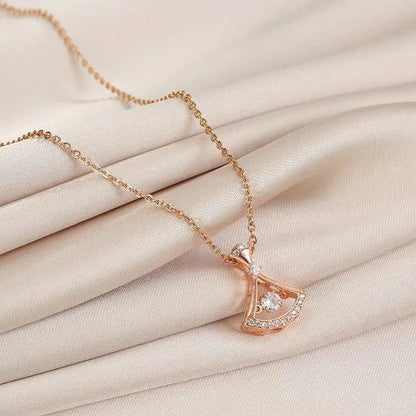 Rhinestone Pendant Necklace for Women