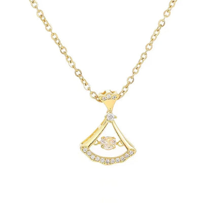 Rhinestone Pendant Necklace for Women